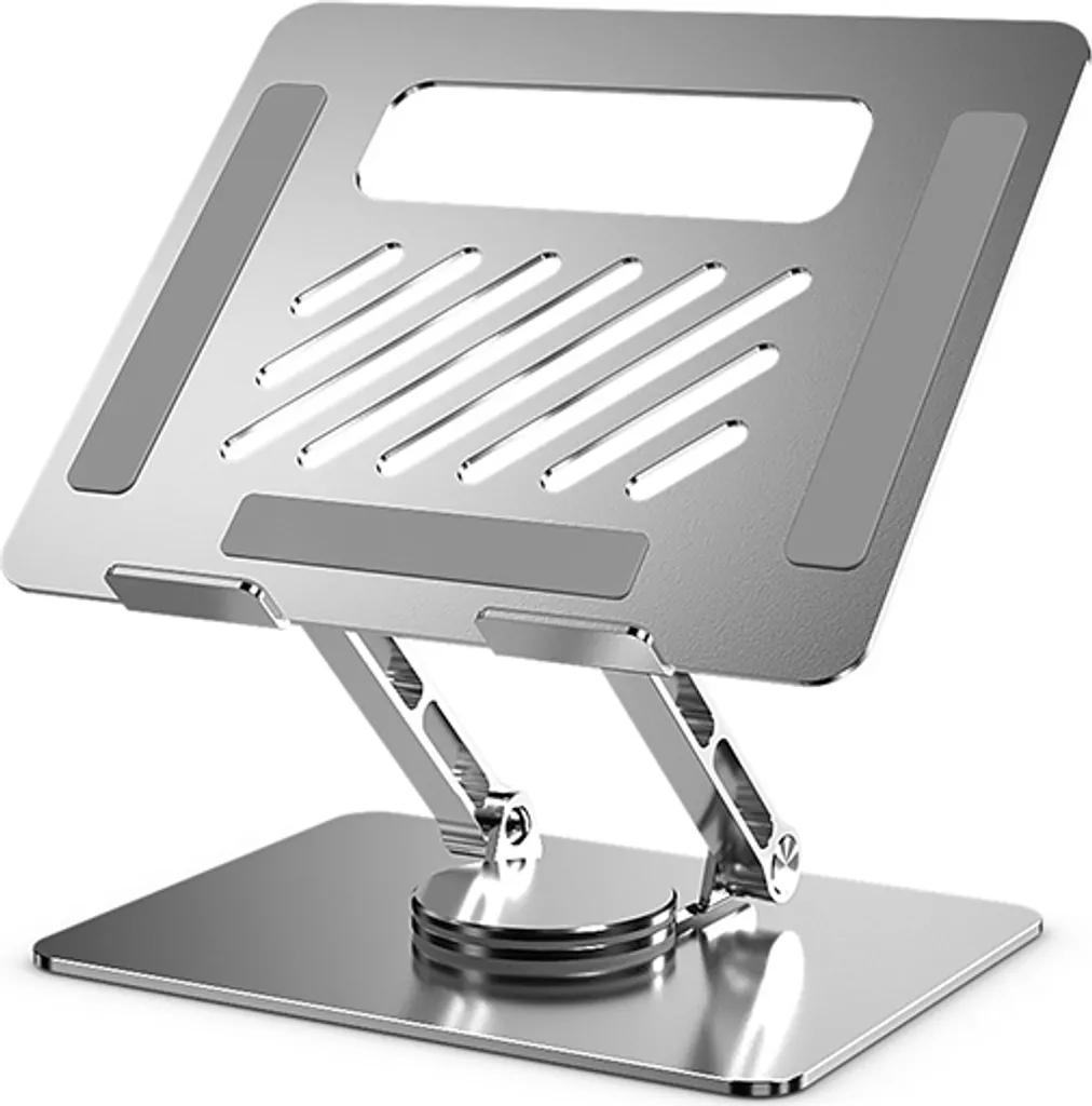 INF Support réglable de 17 pouces pour tablettes et ordinateurs Argent