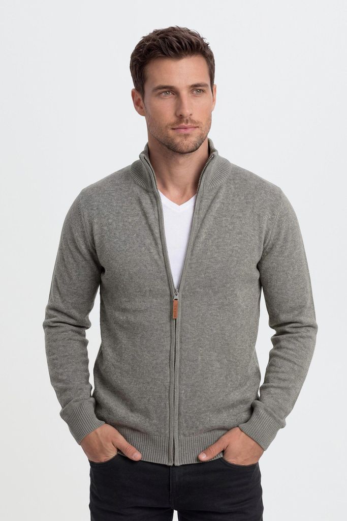 Blend BHNorman Herren Strickjacke Cardigan Feinstrick Produktbild 