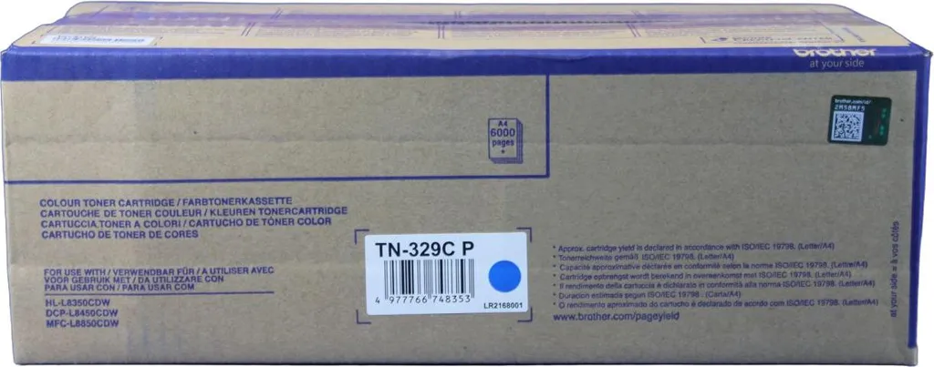 Toner Cyan Brother TN-329CP : Finissez-en avec les Traces sur vos Tirages