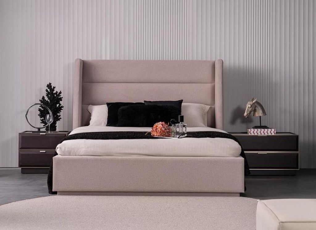 Schlafzimmer Komplett 3tlg. Set Bett Nachttische Schlafzimmergarnitur