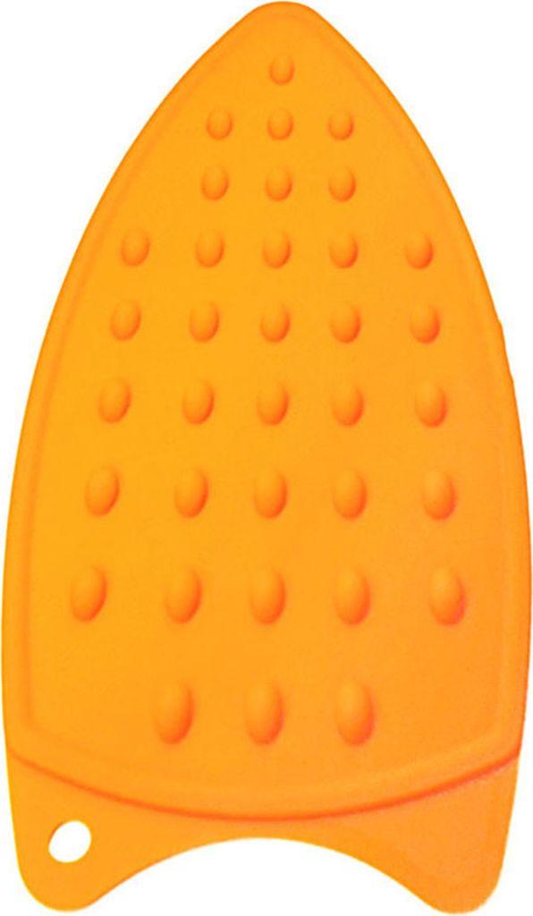 Praktische hitzebeständige Bügelkissen elastische robuste Silikoneisen-Schutzkissen für Zuhause-Orange