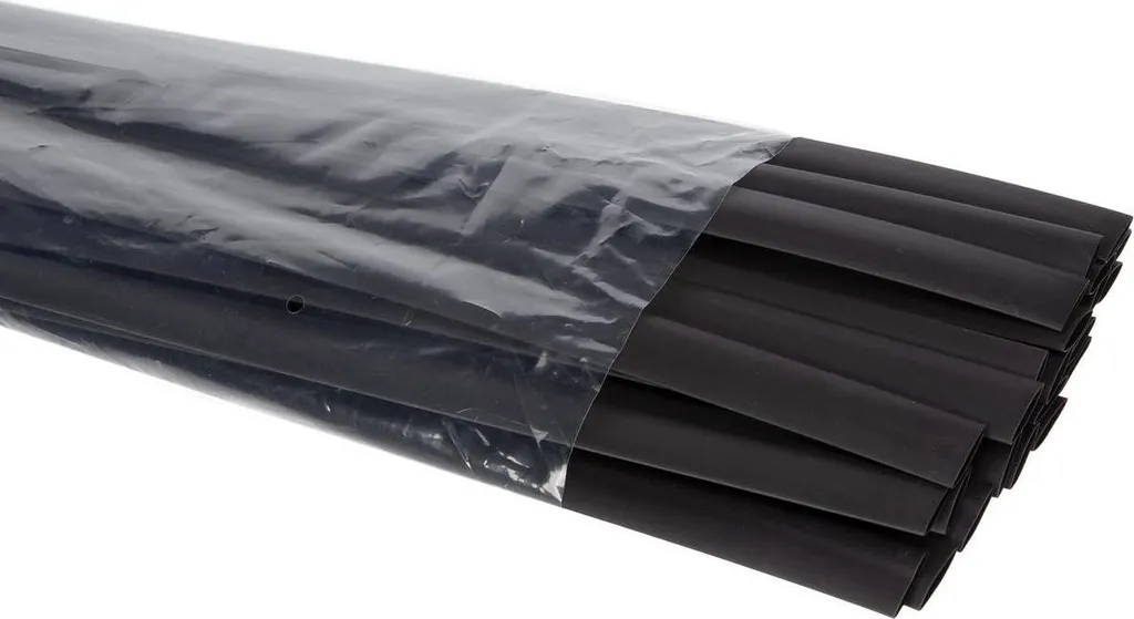 Termorestringente 9,5mm Nero per Cablaggi Auto e Moto - 25 Pezzi