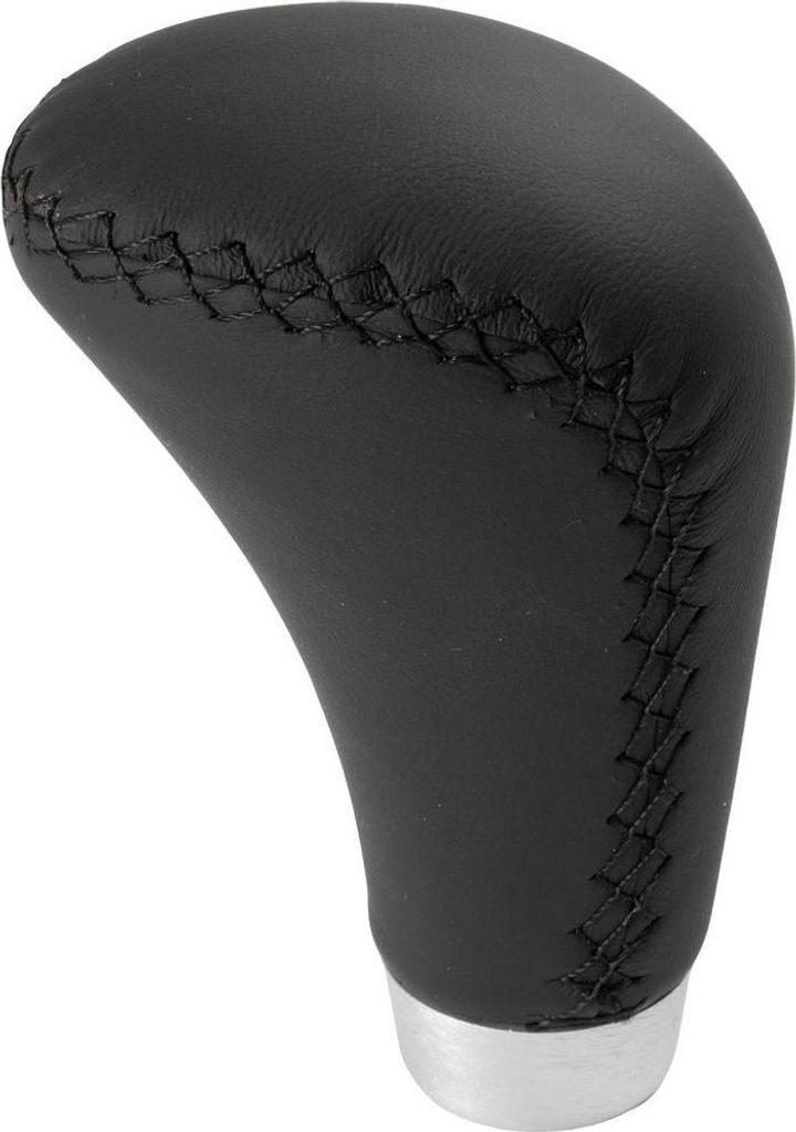 START Leder-Autoschaltknauf – Eleganter Schaltknauf mit 4 Gummireduzierstücken im Lieferumfang enthalten