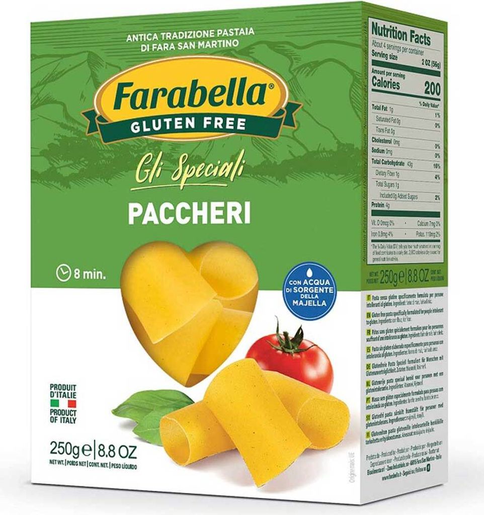 Paccheri glutenfreie Nudeln 250g - Farabella Produktbild 