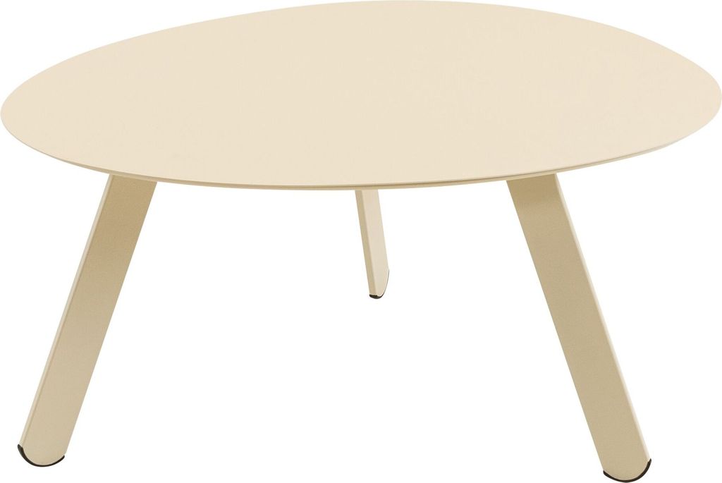 Lesli Living Indoor & Outdoor Beistelltisch "Tiki" oval creme