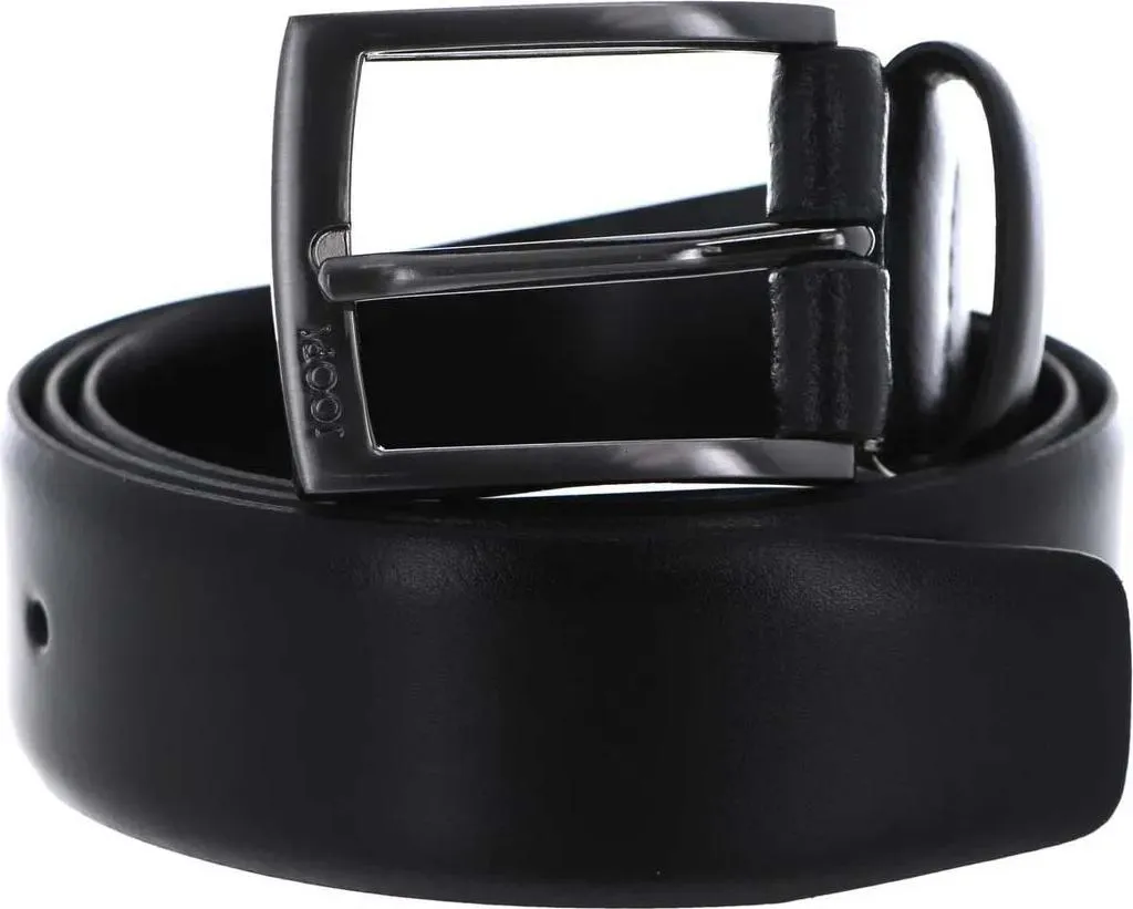 JOOP! Pelle Cintura Elegante Uomo 3,5 CM W95 Black - Vera Pelle
