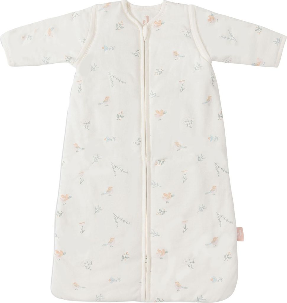 Jollein Schlafsack Lovely Birds 90 cm mit abnehmbaren Ärmeln 016-541-67104