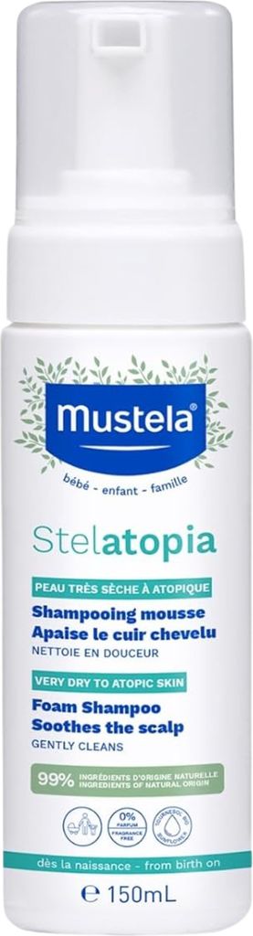 Mustela Stelatopia Shampoo Mousse per capelli 150ml Immagine del prodotto 