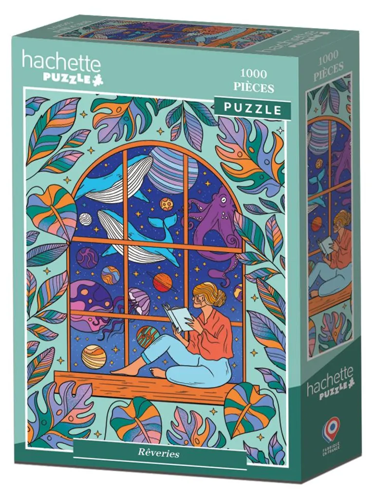 Puzzle 1000 pièces Hachette Collection Rêveries - Jeu Adulte Détente