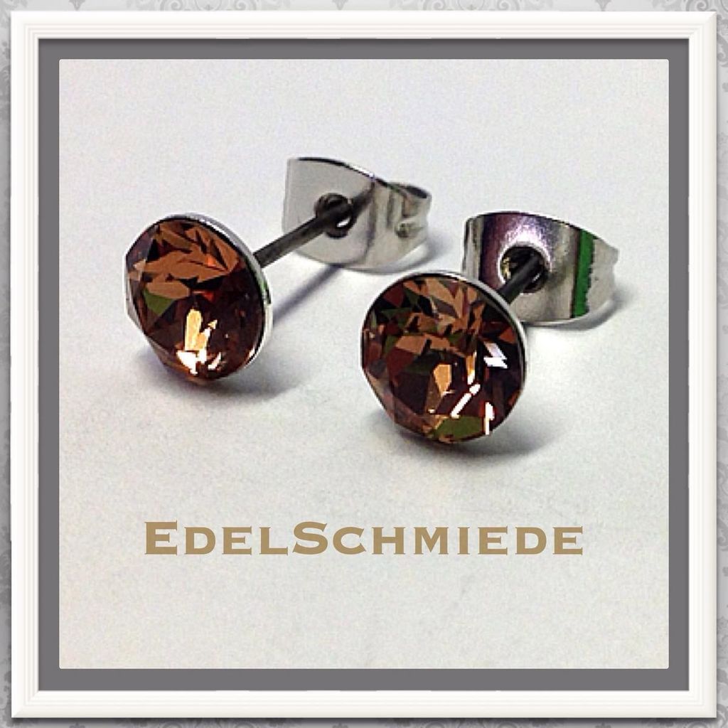 Edelschmiede925 Ohrstecker Modeschmuck (Stift = Titan) m Produktbild 