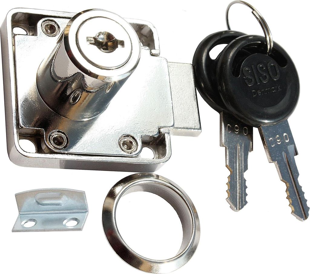 Möbelschloss Schubladen Schloss Zylinder-Aufschraubschloss SISO CL-X-850
