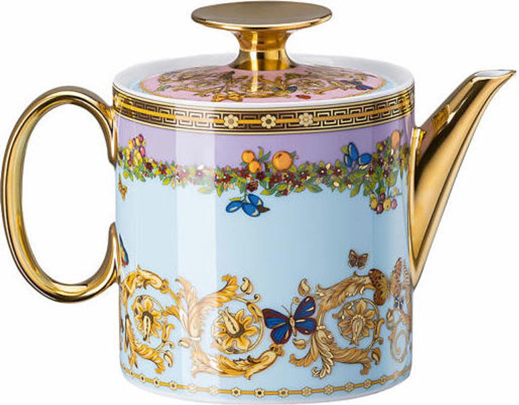 Rosenthal Versace Teekanne für 2 Personen Le jardin de Versace, Porzellan, 500 ml, 19335-409609-14220