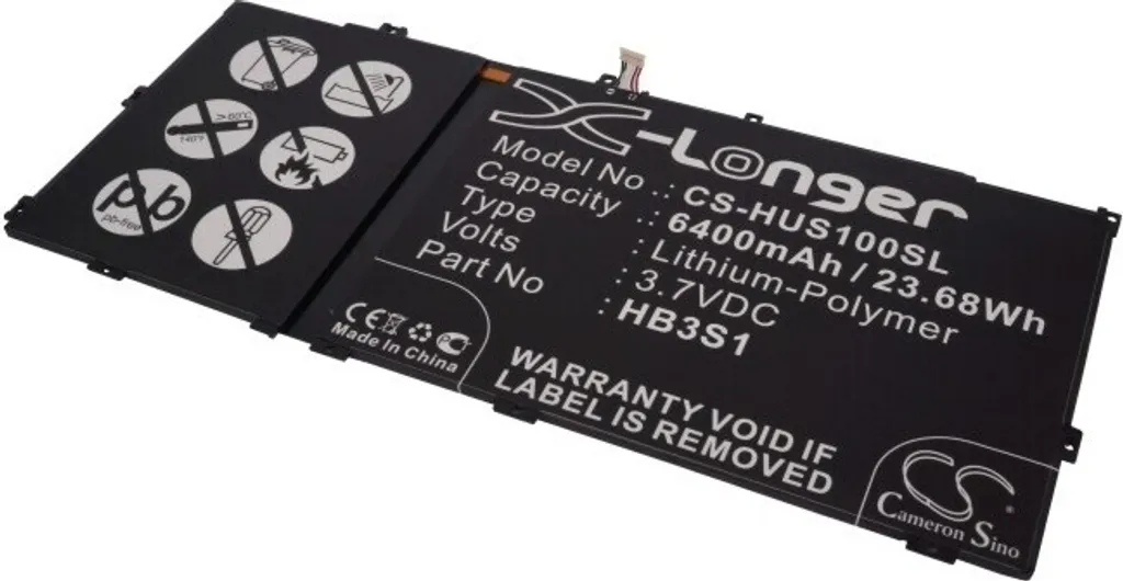 Batterie Haute Capacité pour Huawei MediaPad 10FHD S101U Lithium 3.7V