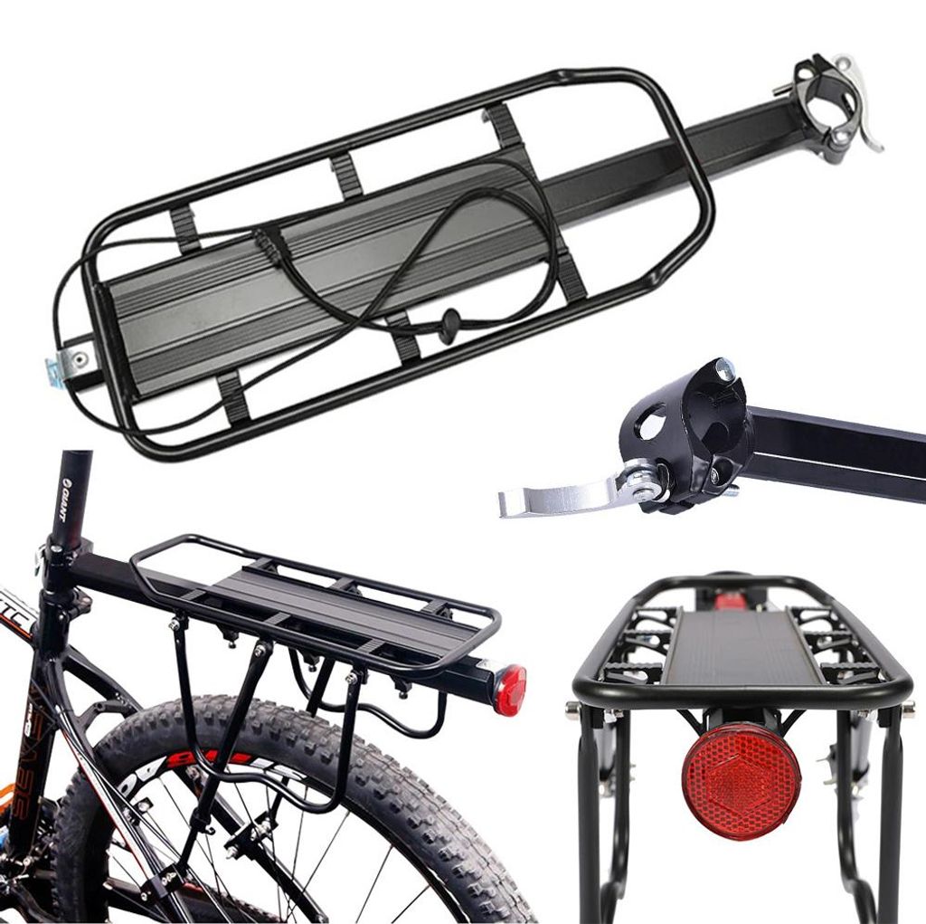 Porte-vélos arrière en aluminium universel 50kg Image du produit 