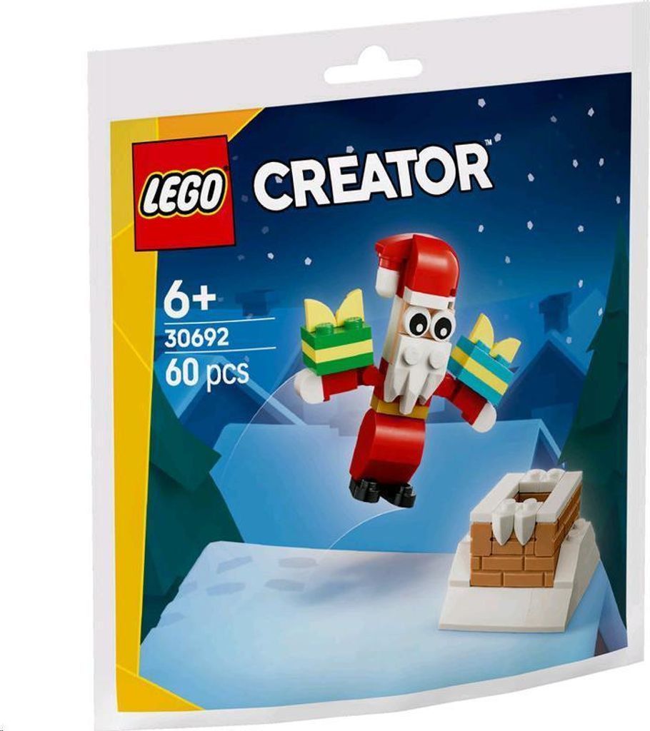 LEGO Creator Komín a vianočná zábava so Santom, Stavebnica, Obrázok produktu 