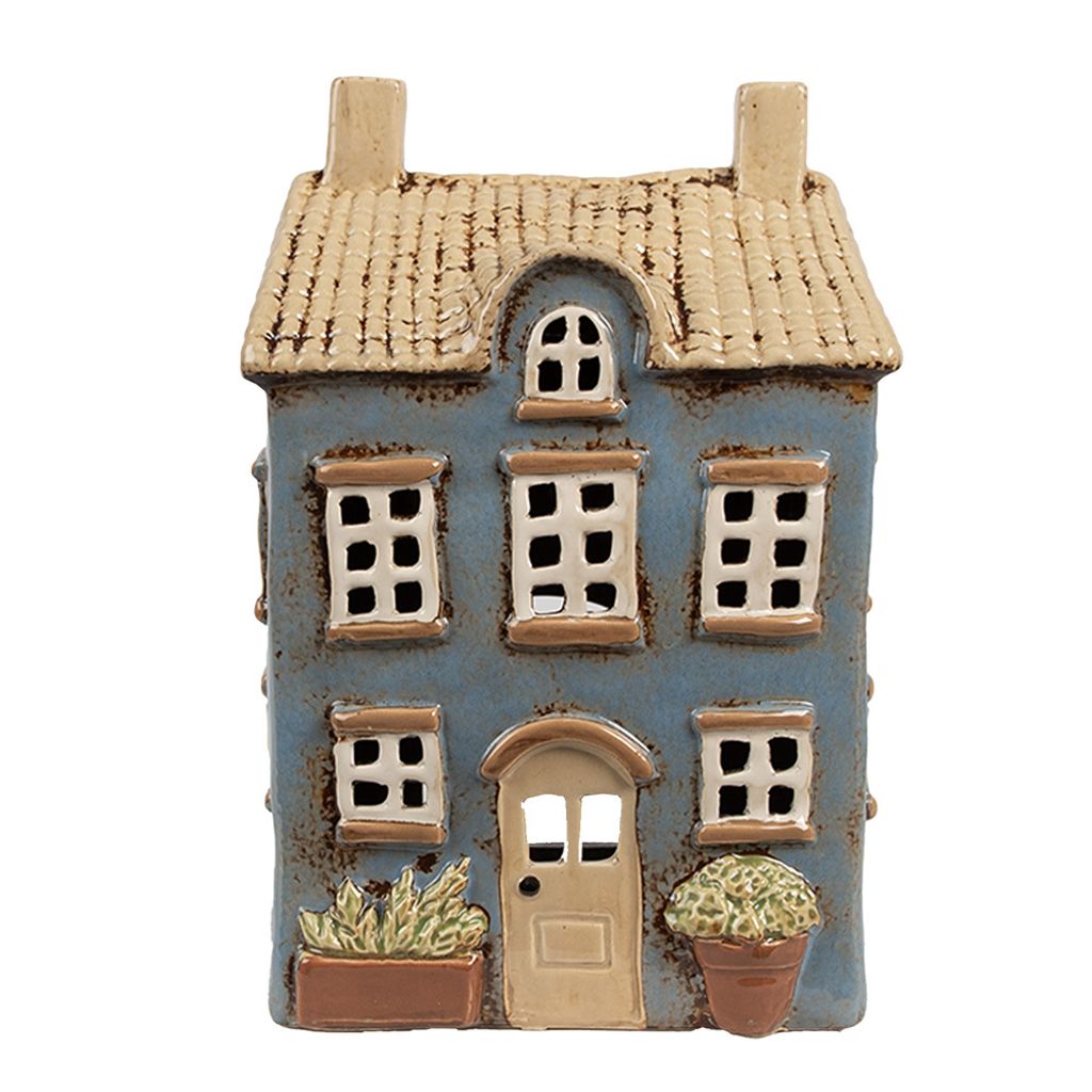 Clayre & Eef Držiak na čajovú sviečku House 16x10x23 cm Obrázok produktu 
