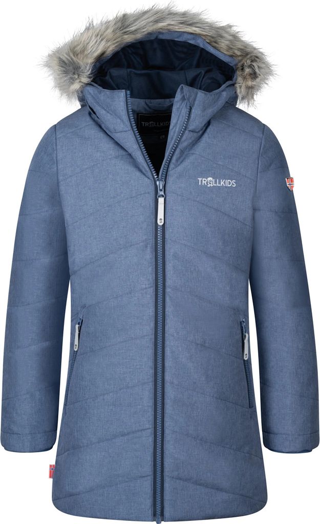 Trollkids Mädchen Wasserdichte Jacke Blau 133-184 Grösse 110