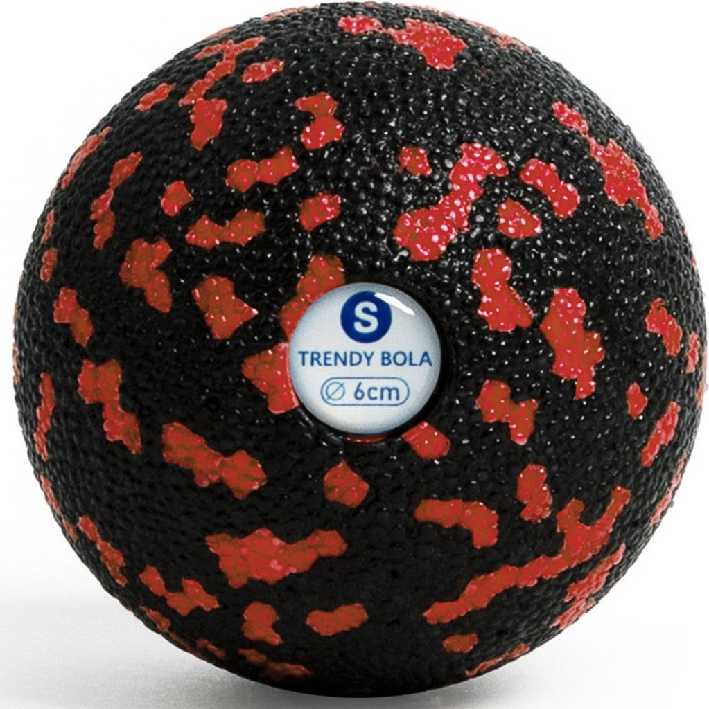 TRENDY SPORT Bola Faszienball schwarz/rot 6 cm Produktbild 
