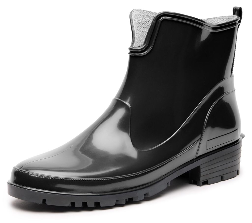Ladeheid Damen Kurze Gummistiefel LA-930 (Schwarz, 41) Produktbild 