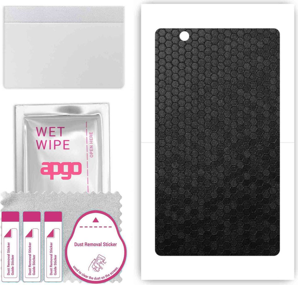 apgo Rückseite Schutzfolie, Skin, kompatibel mit Huawei MediaPad M5 8, Hinten Displayschutzfolie aus Vinylfolie, kratzfest, einfache Montage - Sch...
