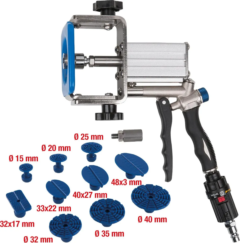 KS TOOLS 140.2520 Jeu d'extracteurs de débosselage à air comprimé 12 pcs - 2