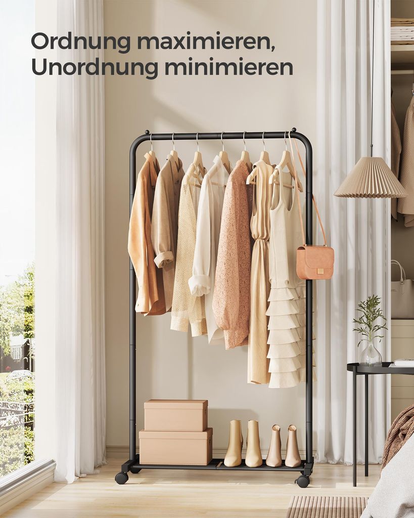 SONGMICS Kleiderständer, Kleiderstange auf Rollen, Produktbild 