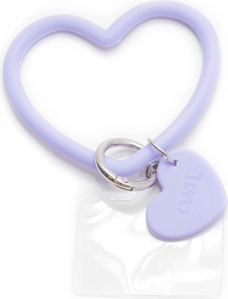 xoxo Wildhearts Herzchen-Handyband Universal – Easy Cord – Phone Cord – Lila