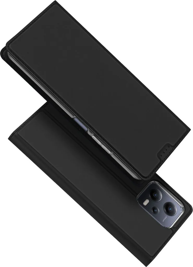 Custodia Portafoglio Redmi 11a - Cover Nera con Supporto Video