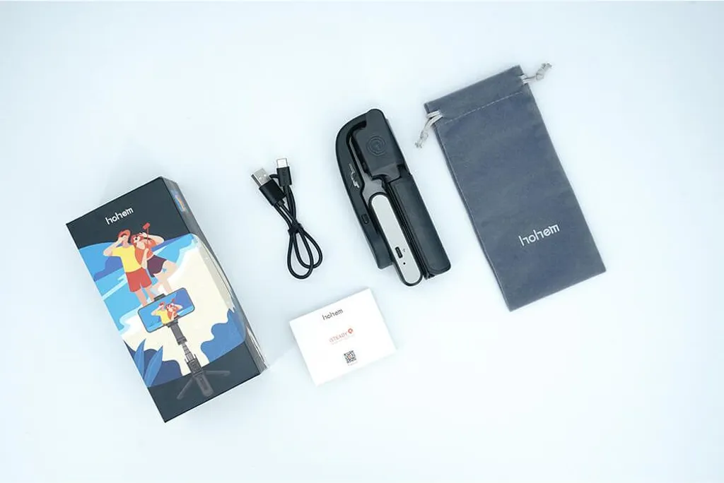 Hohem iSteady Q Nero: Stabilizzatore Smartphone 4-in-1 e Gimbal Desktop - 7