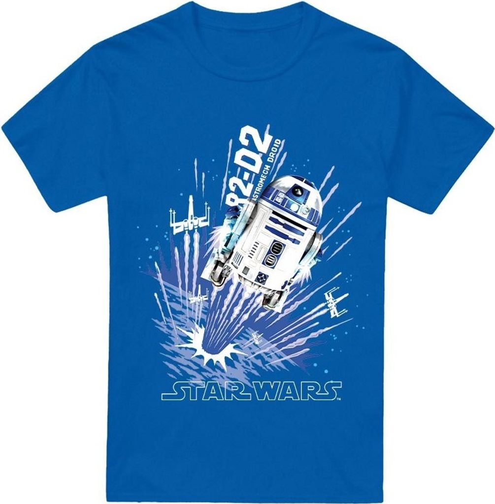 Star Wars - "Blast Off" T-Shirt für Herren TV3541 (XL) (Königsblau)