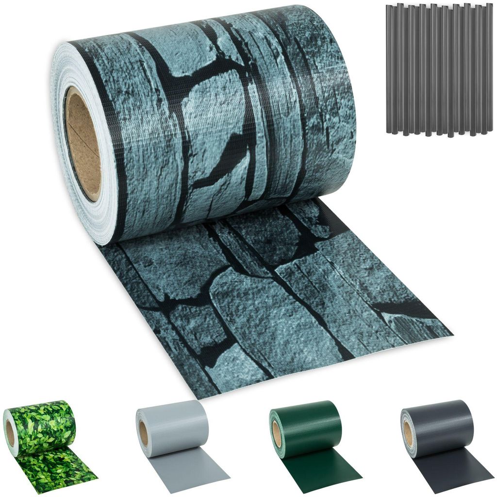 tectake® Sichtschutzstreifen für Einzelstab- und Produktbild 