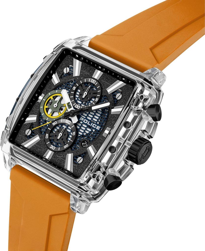 Uhr Police Herren Schwarz Police-PEWGO00776X0 Produktbild 
