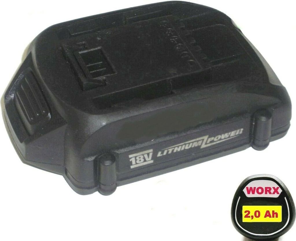ORIGINAL WORX Akku 18 V Li mit 2.0 Ah