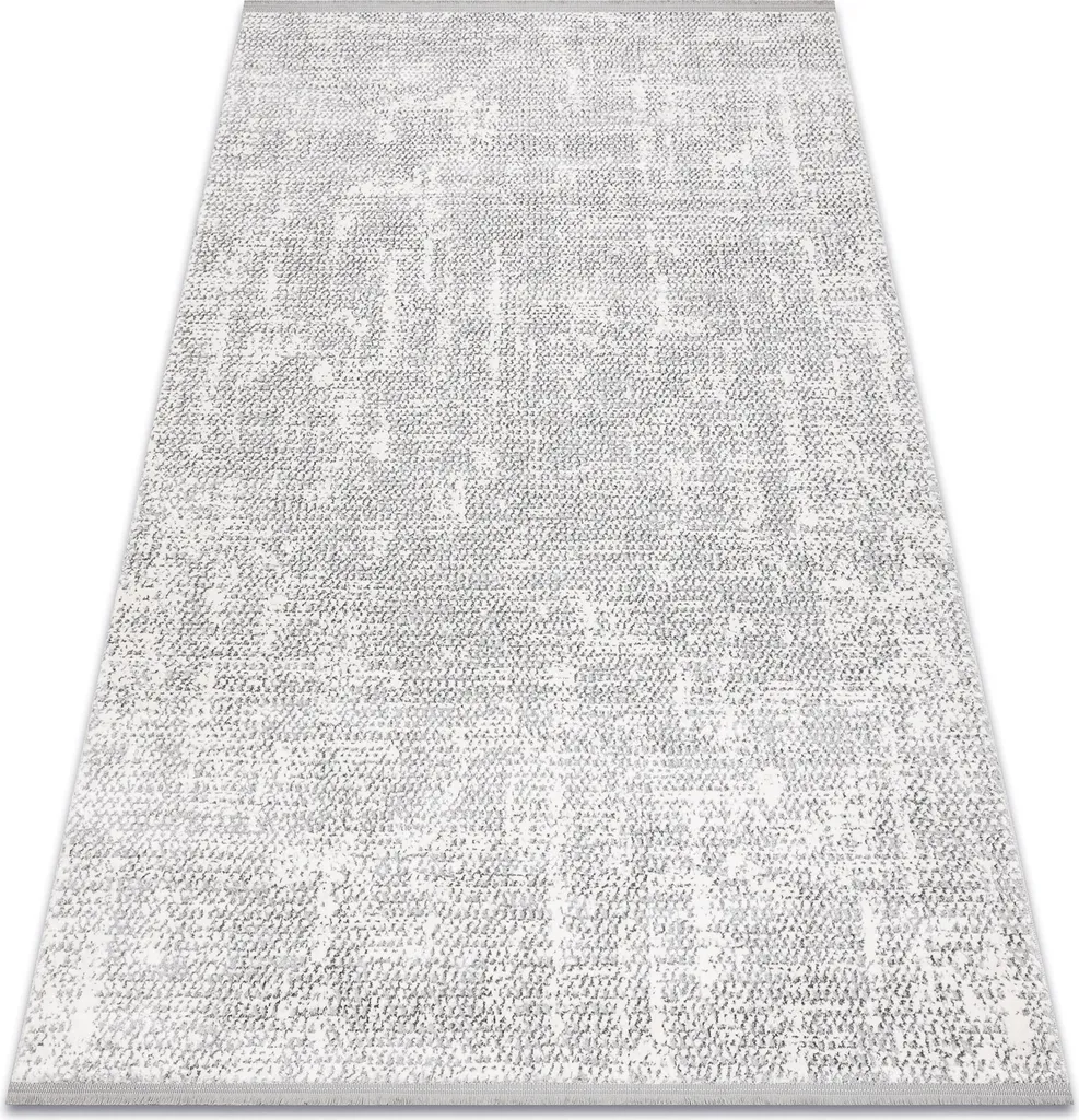 Tapis Moderne Structurel 200x290 - Solution TULS 51325 Ivoire/Gris