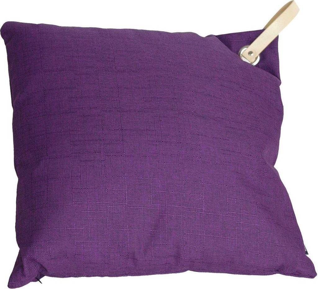 Kissen Catch 45x45cm Sofakissen in lila grün anthrazit oder hellbraun