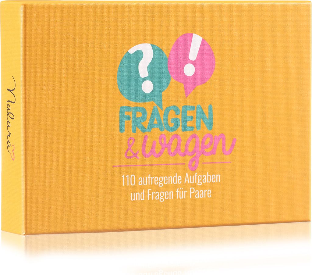 Fragen & Wagen Paarspiel 110 Fragen & Aufgaben Spieler: 2 Alter: ab 16