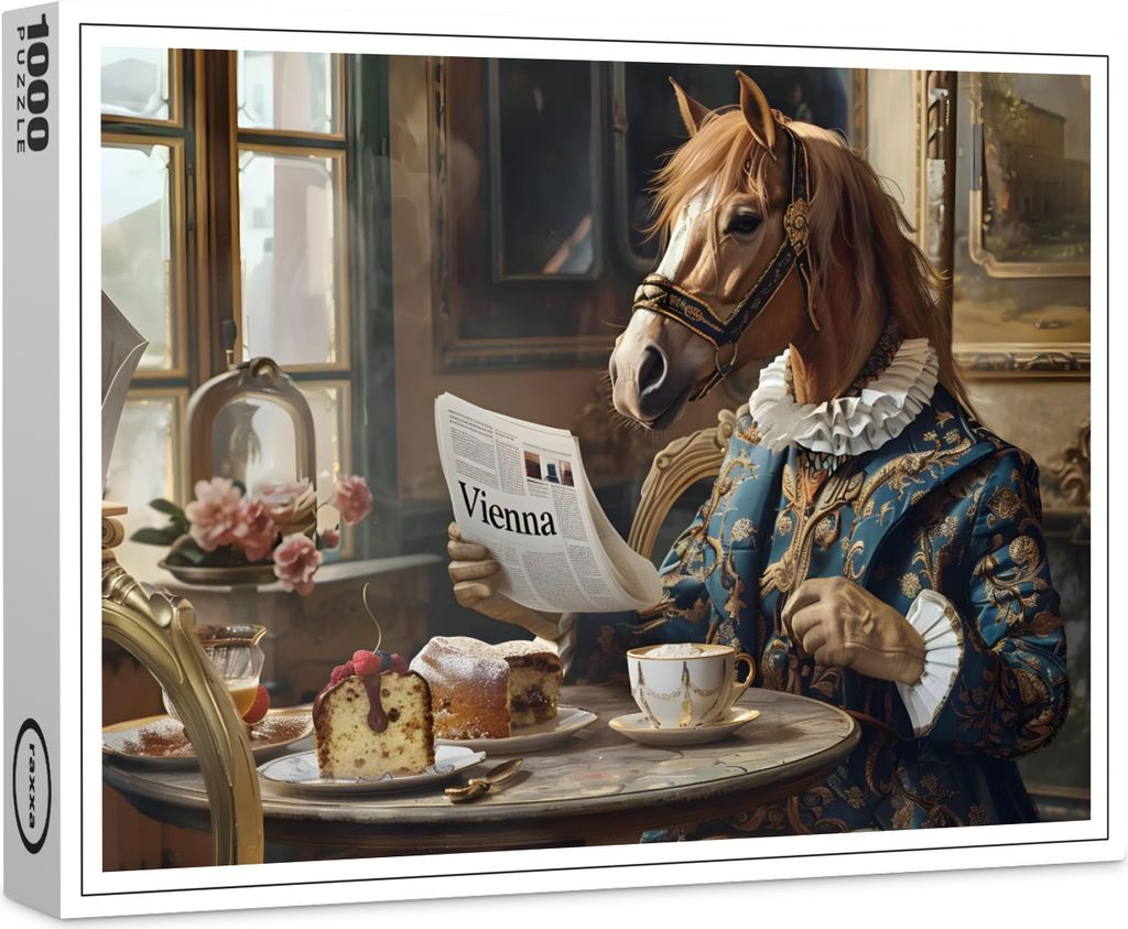 raxxa Premium-Puzzle "Wiener Melange", 1000 Teile