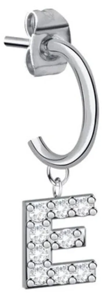 Boucle d'oreille individuelle pour accumulation et mix & match acier