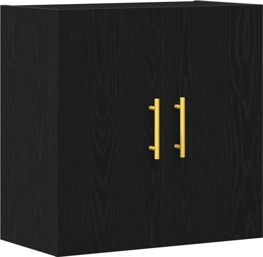 Pensile vidaXL Nero Rovere 60x31x70 cm - Salvaspazio Design Moderno