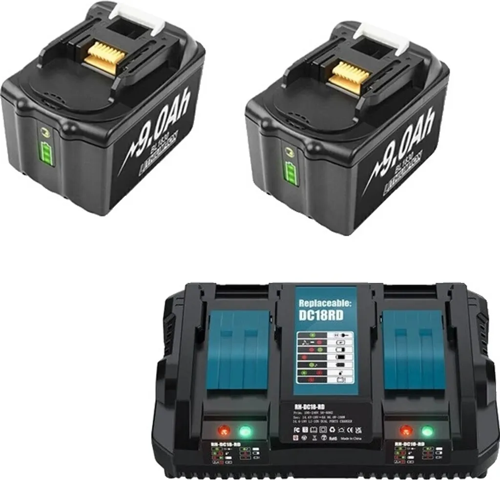 Batterie Makita BL1860B 18V évitez les pannes d'outils sur vos chantiers