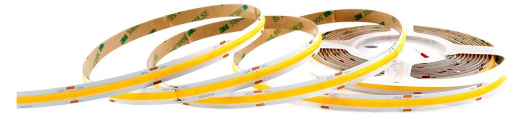 COB LED Streifen 10 mm – 528 LEDs/m, 24V, 14W/m, 1400 lm/m, Produktbild 