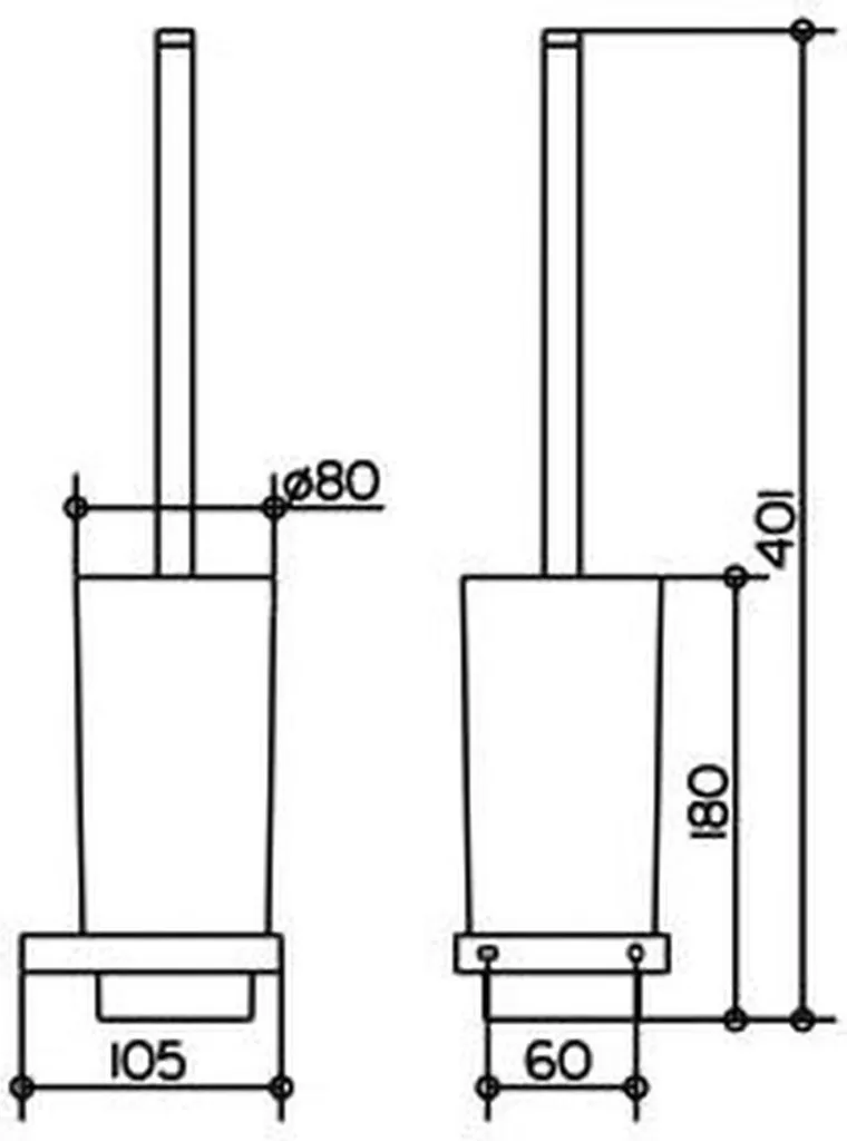Keuco Edition 11: Set Scopino Bagno di Lusso in Cristallo e Cromo - 3