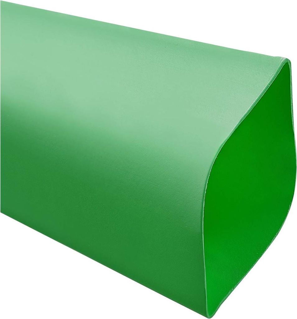 STEX24 Schrumpfschlauch 2:1, Rolle mit 15,0m, grün 76,2/38,1mm, 3 Zoll, WSR2 Schrumpftemperatur mind. 110°C,
