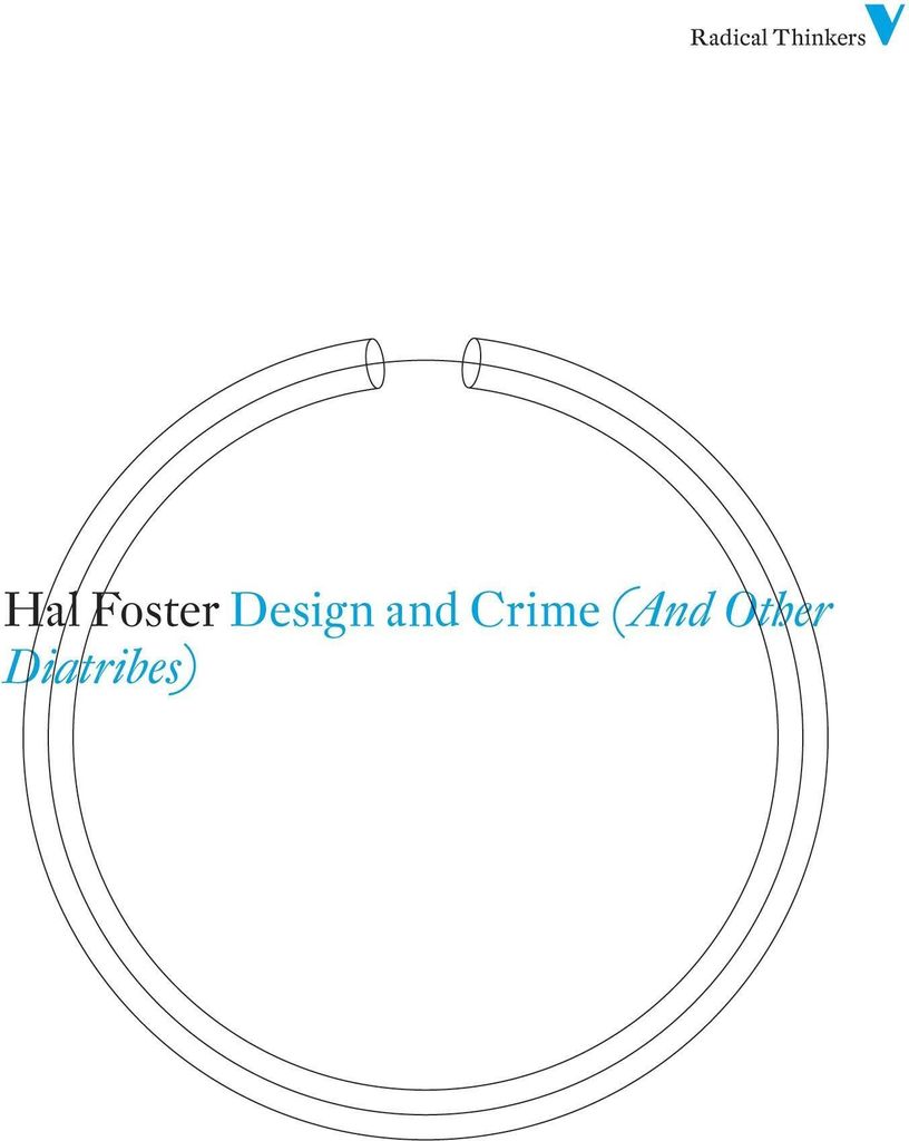 Design and Crime (and Other Diatribes)