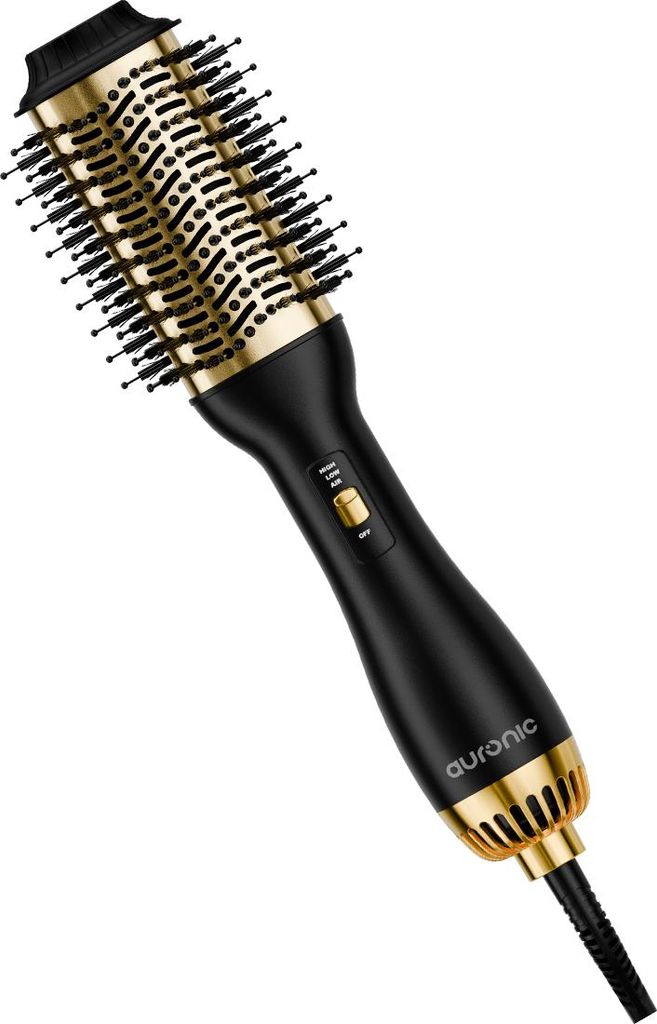 Auronic 4-in-1 Föhnbürste - Airstyler - Glätten, Locken, Extra Volumen und Bürsten - Multistyler - Lockenbürste - Warmluftbürste - 360 Grad A...