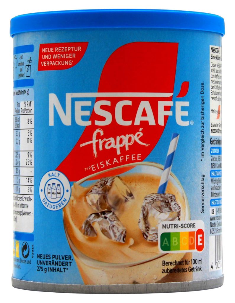 Nescafe frappe Typ Eiskaffee Pulver, 8er Pack (8 x 275g Produktbild 