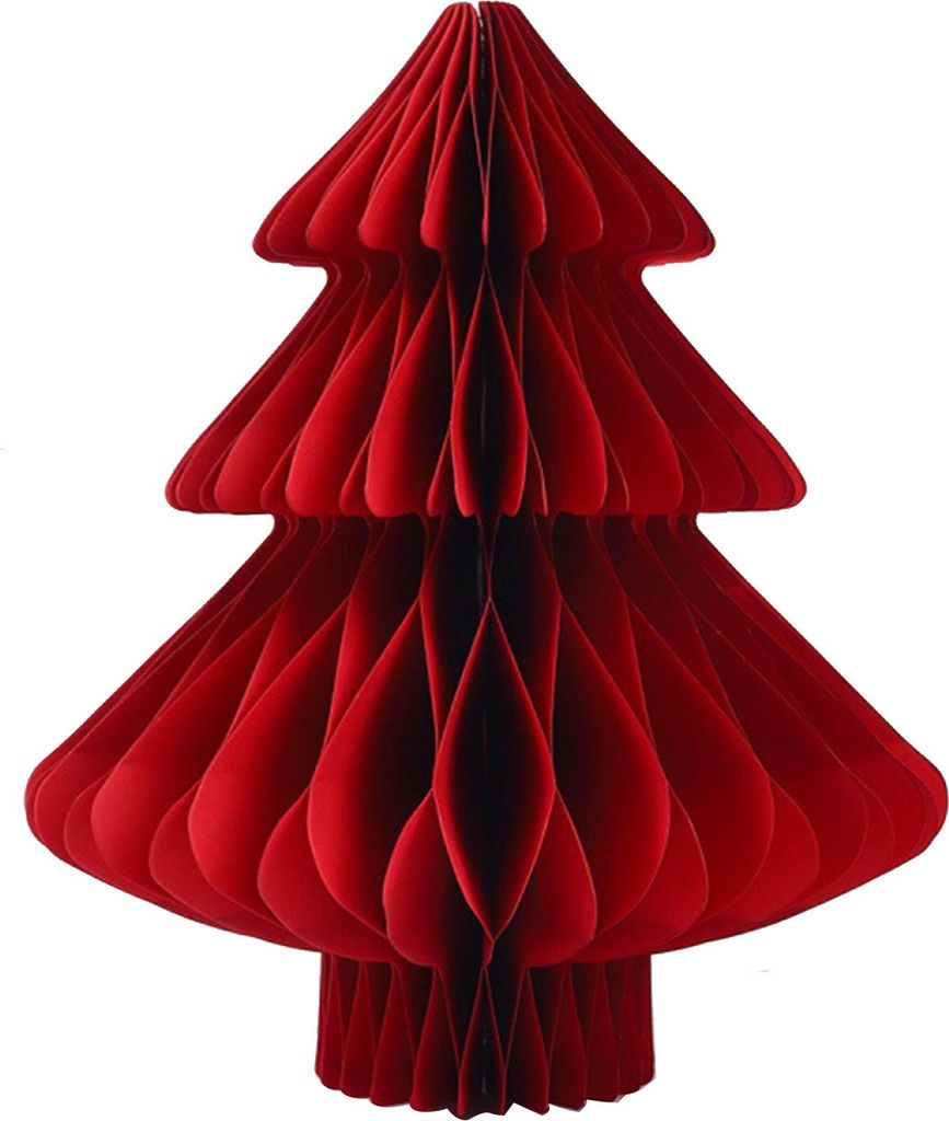 3D-Weihnachtsbaum in Wabenform, faltbarer Weihnachtsbaum aus Papier, Tischdekoration für die Winterweihnachtsfeier