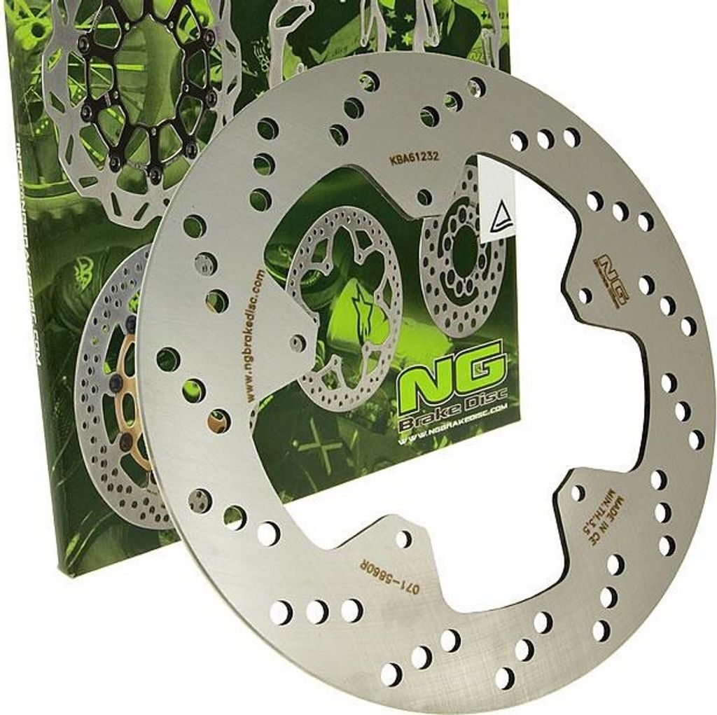 NG Bremsscheibe 071 - 260 / 125 / 4mm 5 Loch kompatibel mit Piaggio Beverly Carnaby RST 4V i.e. X9 i.e, Gilera Nexus 125 - 500 ccm