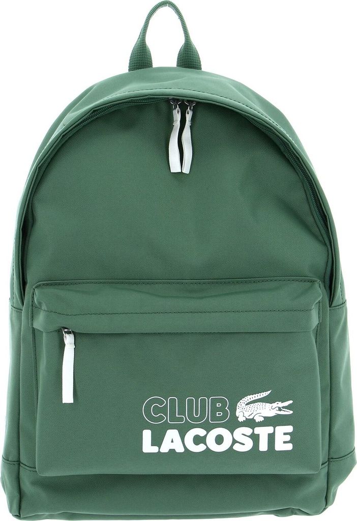 LACOSTE Freizeitrucksack Rucksack mit Laptopfach Neocroc Backpack Frene Blanc grün