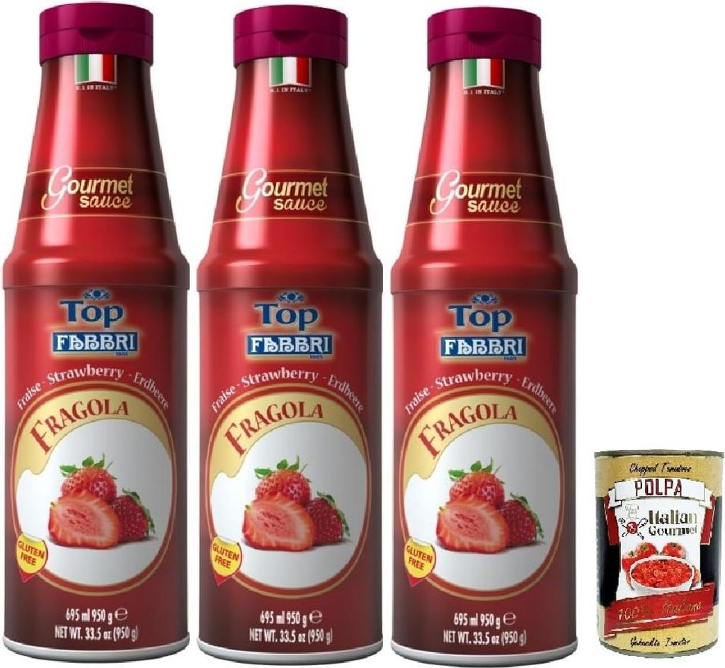 Fabbri Topping sauce Fragola, Erdbeere für Eis, Desserts Produktbild 